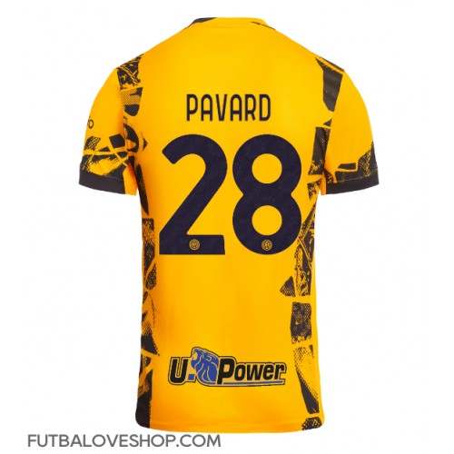 Dres Inter Milan Benjamin Pavard #28 Tretina 2024-25 Krátky Rukáv